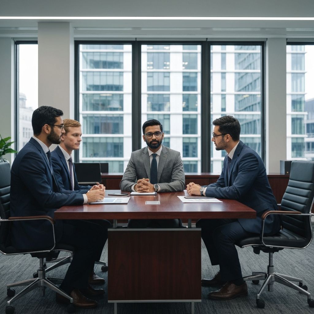 Modern corporate office building